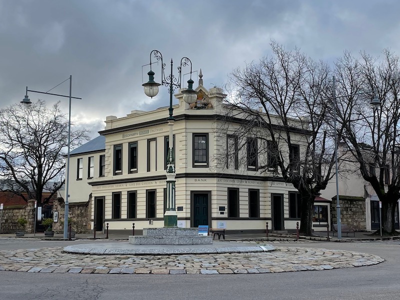 another historic building in Beechworth seen from the opposite corner