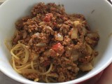 photo of spaghetti bolognese